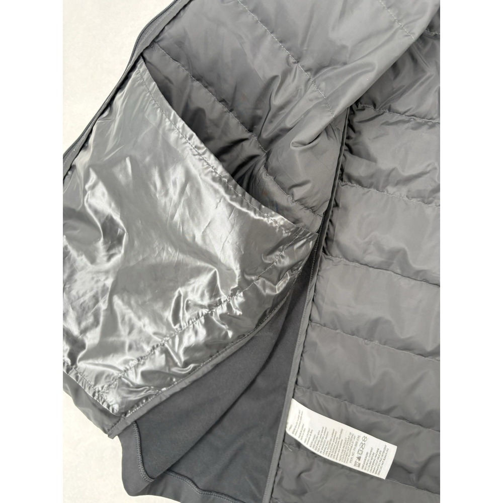 Eddie Bauer 550 Down Puffer Vest Mens Storm Repel Grey Full Zip Size XL - Picture 8 of 16